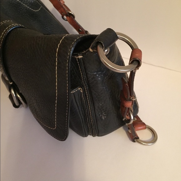 Coach F10893 Black Pebbled Satchel - Picture 5 of 7